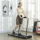 image 8 of HOMCOM Foldable Walking Treadmill w/ LED Display, Blue