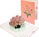 image 1 of Magnolia Blossom 3D Pop Up Greeting Card - Mother's Day Anniversary Birthday Get Well