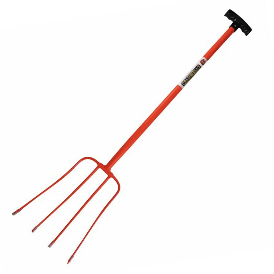 Caldwells Tubular Muck Fork - Red - One Size
