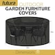 image 6 of Futura Round 230x100cm Waterproof Garden Furniture Cover  600D | Black | Black | 230x100cm | 1