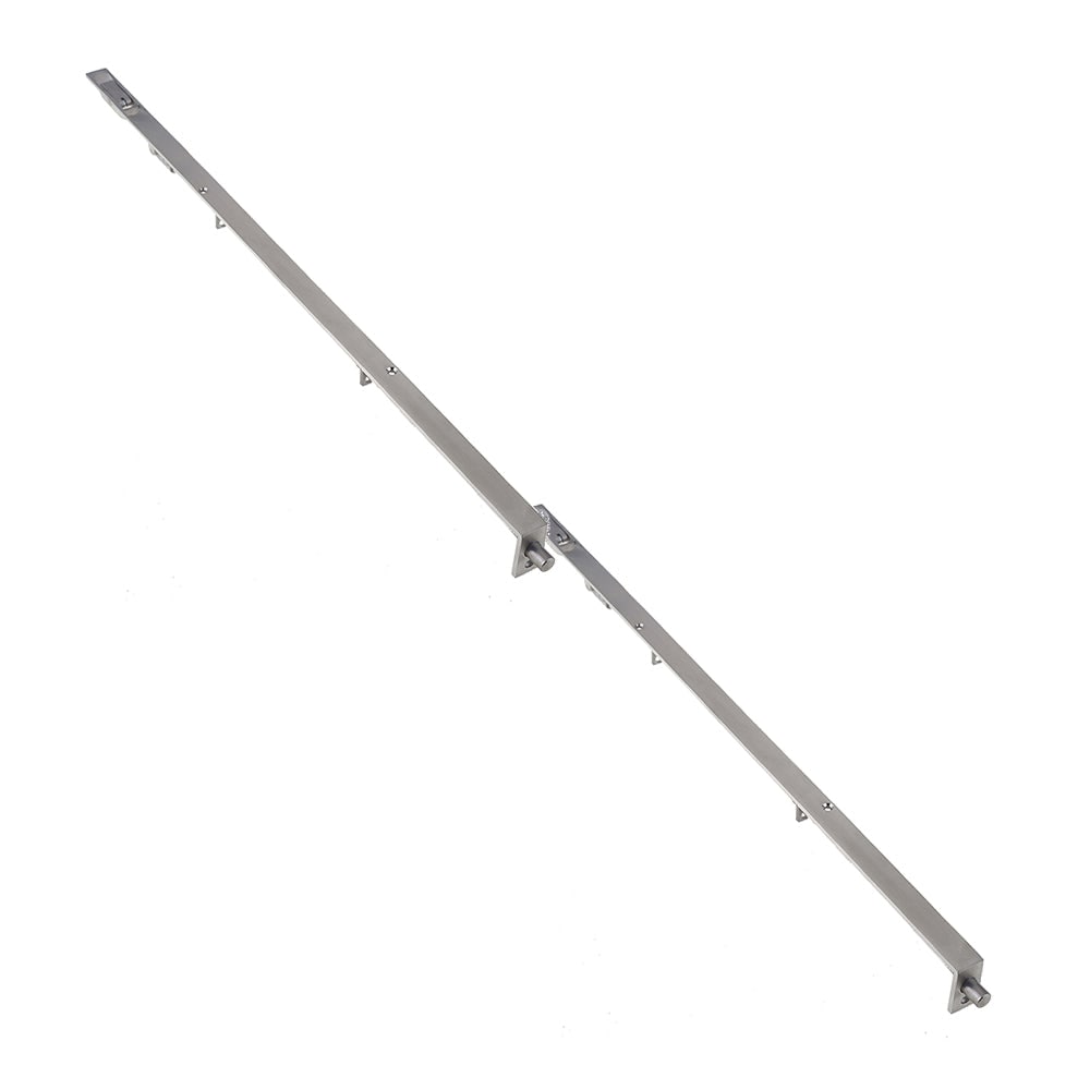 2 PACK Premium Stainless Steel Flush Bolts for Double Doors - 609x20mm Satin Finish