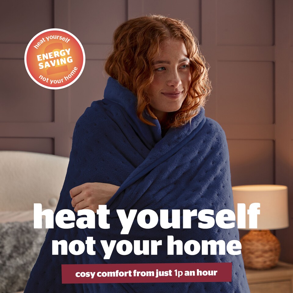 image 1 of Silentnight Comfort Control Heated Throw Fleece Electric Blanket Fast Heat Up