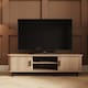 image 2 of Omari TV Unit | Brown | Oak