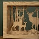 image 5 of 37cm Battery Operated Light up Wooden Christmas Reindeer Scene with Warm White LEDs