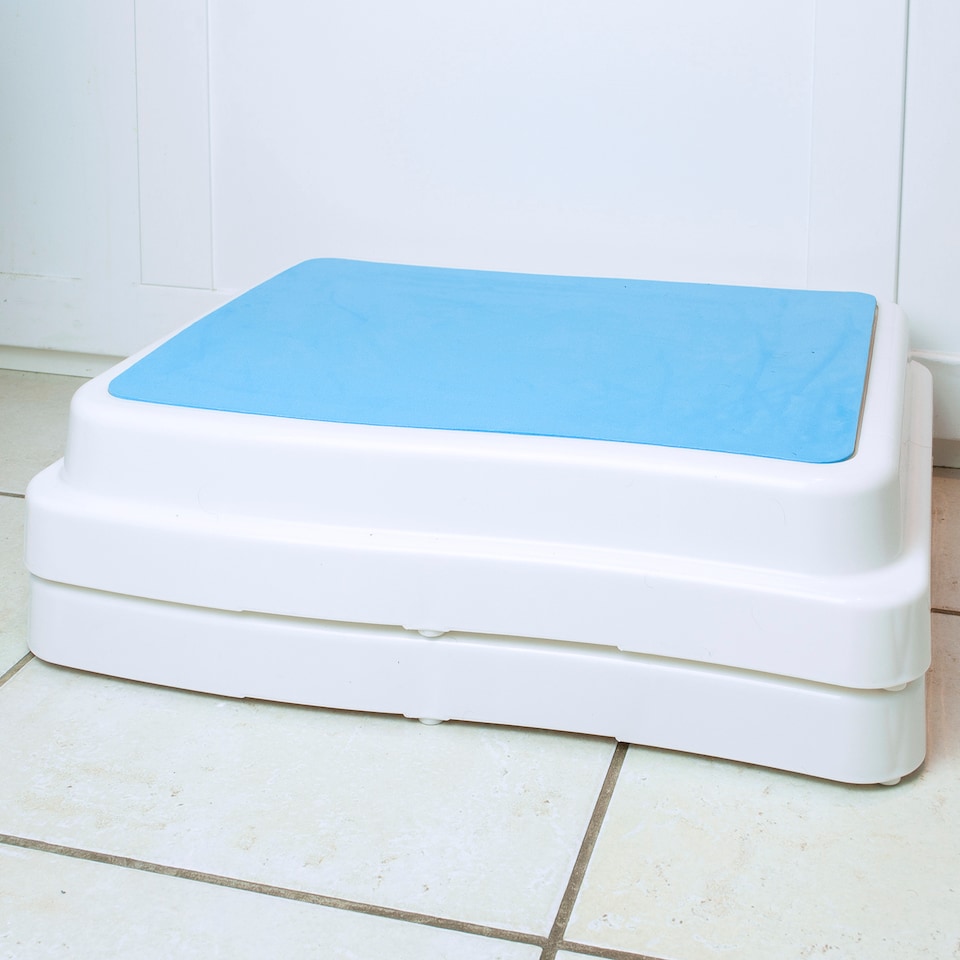 image 1 of TekBox Stackable Bathroom Steps - Set of 2