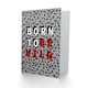 image 2 of Born Be Wild Animal Typography Quote Blank Just to Say Card