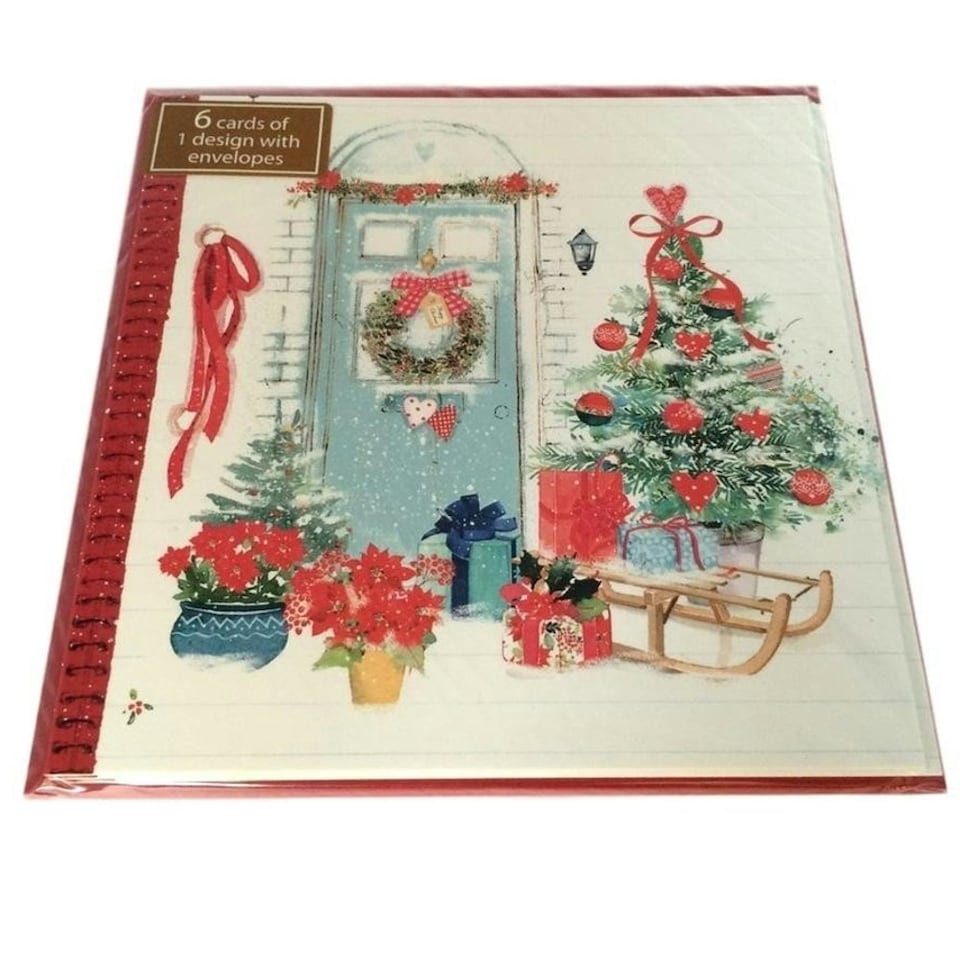 image 1 of Pack of 30 Traditional Festive Designs Christmas Cards