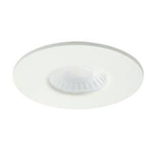 BHS Nate LED Fixed Fire Rated IP65 Recessed Spotlight | White | Matte White | 1