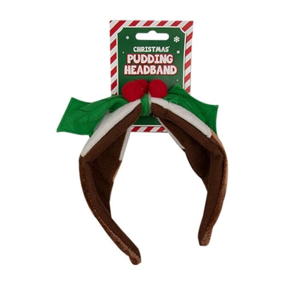 Christmas Pudding Headband Fancy Dress