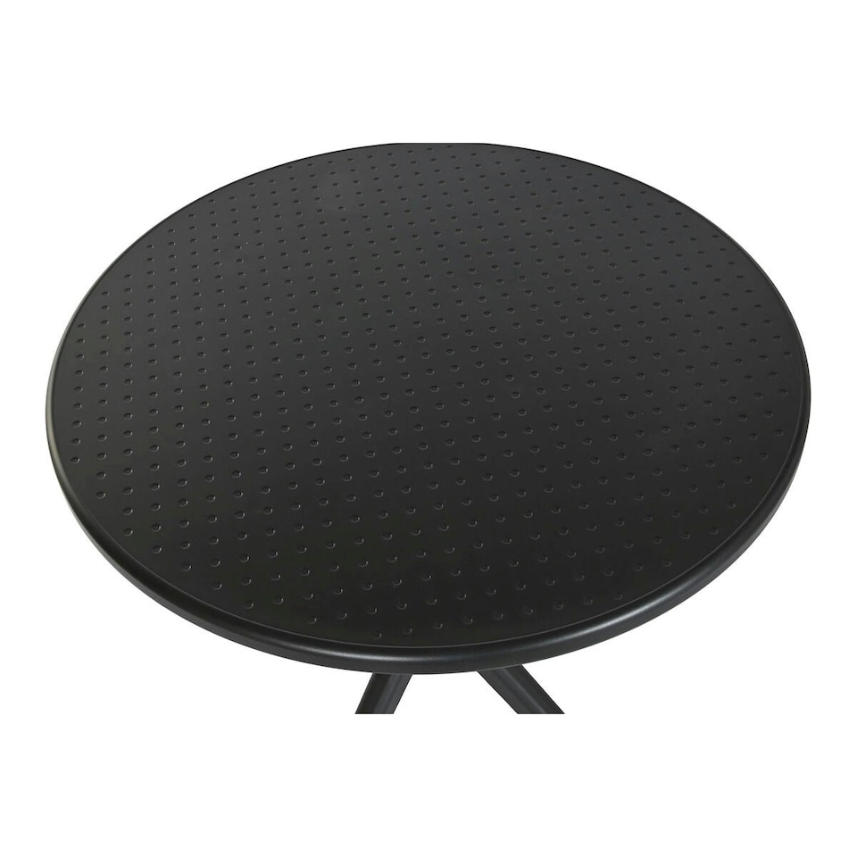 image 1 of Dining Table Home ESPRIT Black Metal polypropylene 80 x 80 x 75 cm N/A