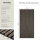 image 6 of Acoustic Wall Panels Sonic Wall II with Real Wood Veneer and Sound-Absorbing Felt | Grey | oak gray | 110 x 50 x 1.8 cm | 4