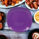 image 2 of 6x Plastic Side Plates | Purple | 1