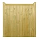 image 2 of Drayton Square Top Low Single Gate - Pressure Treated Scandinavian Redwood - W900 x H950 mm Brown