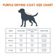 image 10 of Henry Wag Small Purple Dog Drying Coat