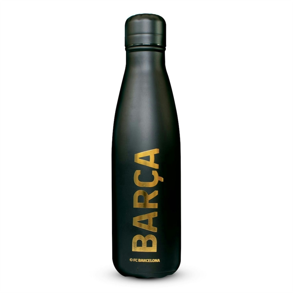 image 1 of Barcelona 500ml Stainless Steel Thermal Bottle - Black Black | 500ml