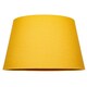 image 5 of Traditional 30cm Mustard Ochre Linen Fabric Drum Table/Pendant Shade 60w Maximum | Yellow