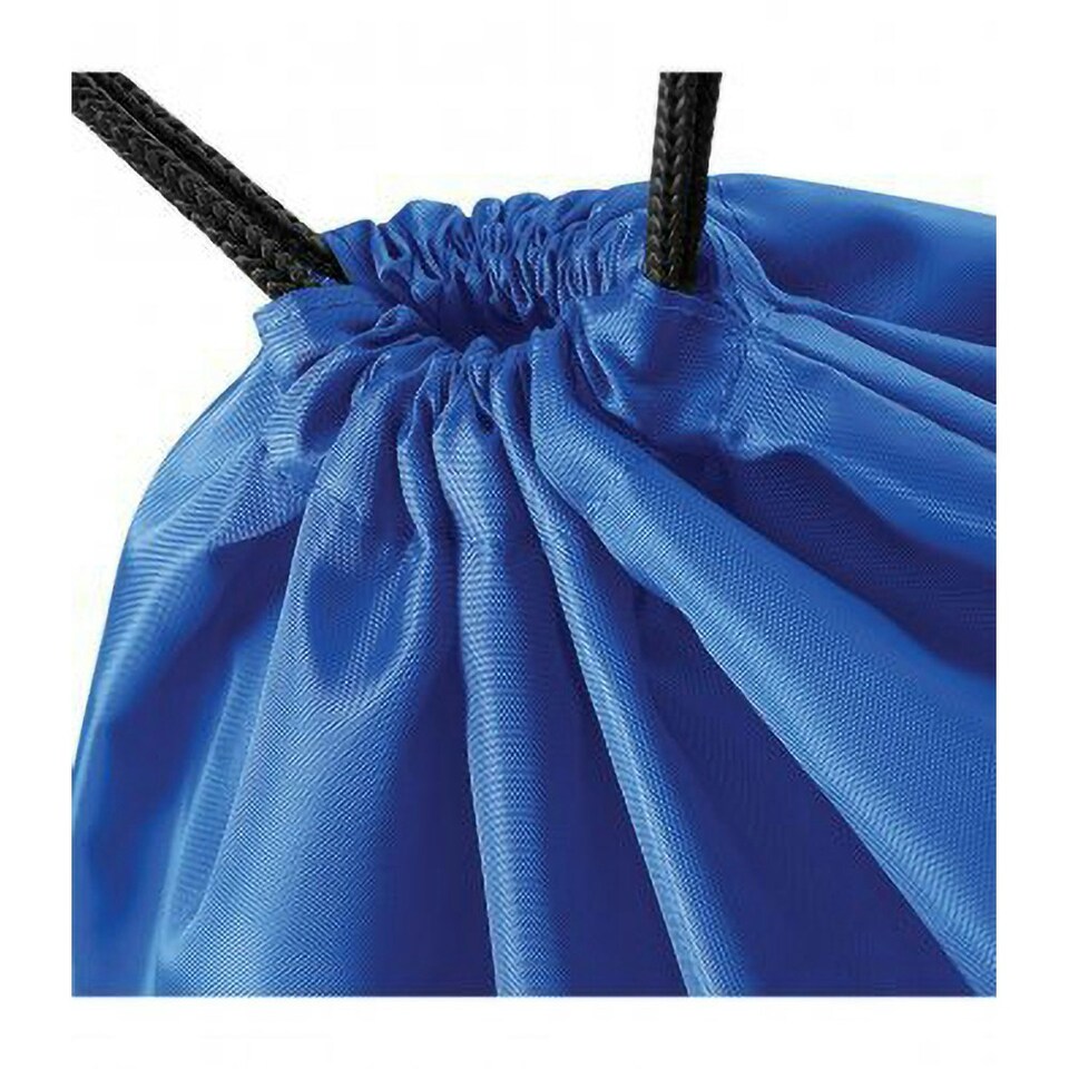 image 1 of BagBase Budget Water Resistant Sports Gymsac Drawstring Bag (11 Litres) - Royal - One Size Blue | One Size