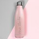image 1 of Personalised Name Only Pink Metal Insulated Drinks Bottle