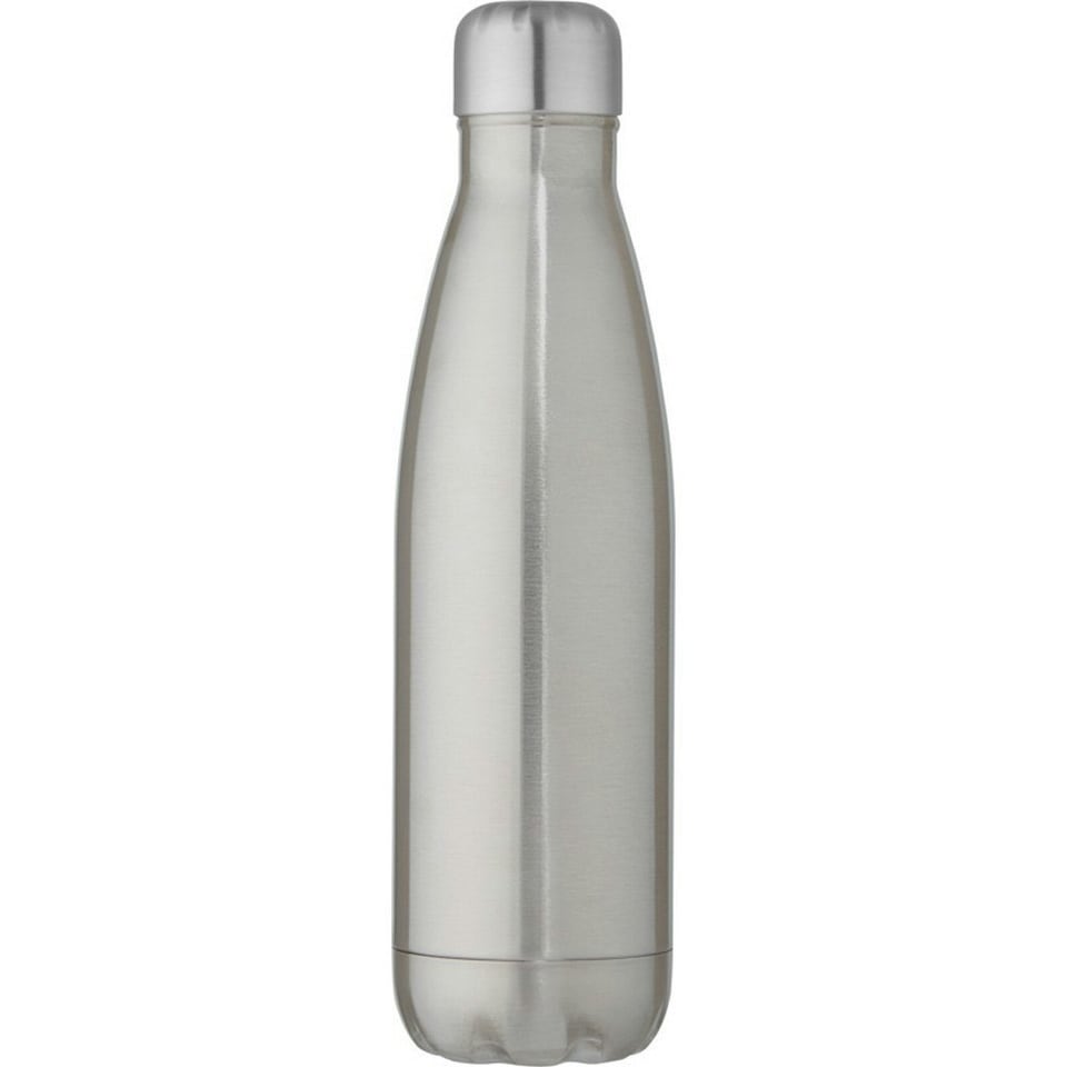 image 1 of Cove Recycled Stainless Steel 500ml Insulated Water Bottle - Silver - One Size