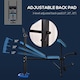 image 3 of HOMCOM Adjustable Weight Bench with Leg Developer Barbell Rack for Home Gym