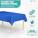 image 3 of Disposable Plastic Table Cover, Table Liner - 54" x 72"