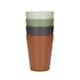 image 1 of Mikasa Tumbler Set Multicolour Recycled Plastic 340ml Set of 4
