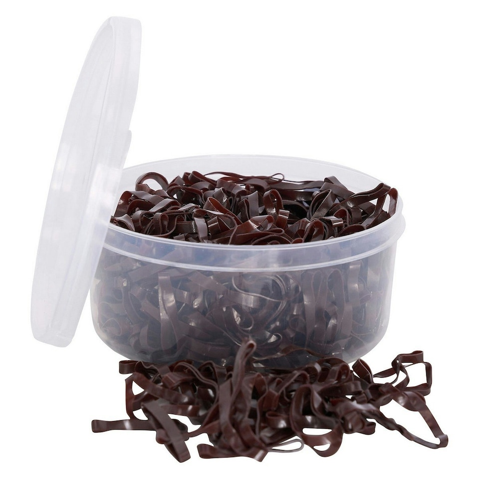 Imperial Riding Soft Horse Plaiting Bands - Brown - XL