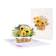 image 1 of Sunflower Bloom Basket 3D Pop Up Greeting Card