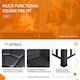image 7 of Yaheetech 86 cm Outdoor Metal Square Fire Pit