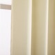 image 8 of Cream Eyelet Curtains - Thermal Blackout Curtains  - 46 x 72 Inch Drop - 2 Panel | Cream | One Size