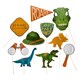 image 2 of Dinosaur Party Props - Pack of 10