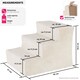 image 6 of Dog Steps Paw Path - staircase for dogs and cats | Cream | sand | 45 x 37 x 34,50 cm | 1