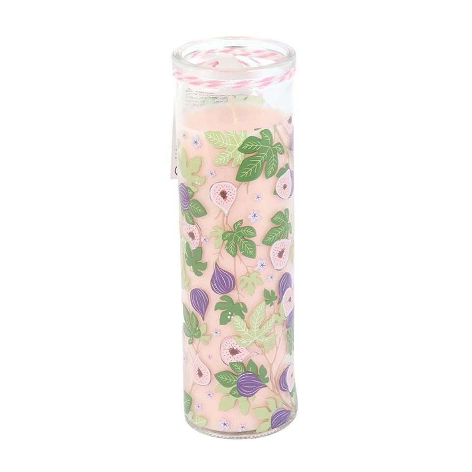 image 1 of Something Different Fig and Vanilla Tube Candle | White | White/Purple | One Size | 1