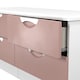 image 6 of Holborn 4 Drawer Bed Box in Kobe Pink & White (Ready Assembled) | Pink | Kobe Pink & White