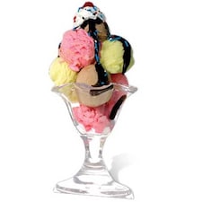 Ice Cream Sundae Lifesize Cardboard Cutout - 180cm