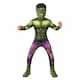 image 2 of Avengers Childrens/Kids Hulk Costume Set - Green/Purple - 9-10 Years