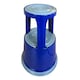 image 1 of Janrax Blue Metal Premium Rolling Kick Step Stool