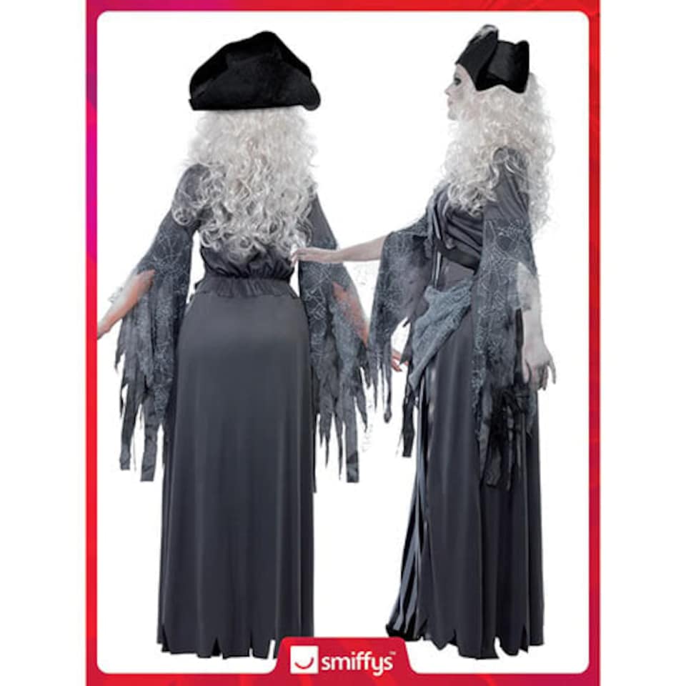 image 1 of Ghost Ship Princess Deluxe Fancy Dress Costume Ladies Small - UK 8-10