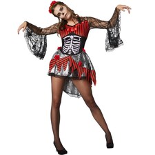 Scary Dancer - Halloween fancy dress costume for women | Red | black/red | 1