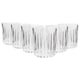 image 1 of Rink Drink Fluted Whisky Glasses - 310ml - Pack of 6 Clear