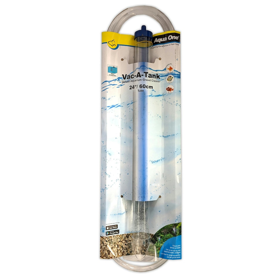 image 1 of Aqua One Vac-A-Tank Gravel Cleaner Syphon White