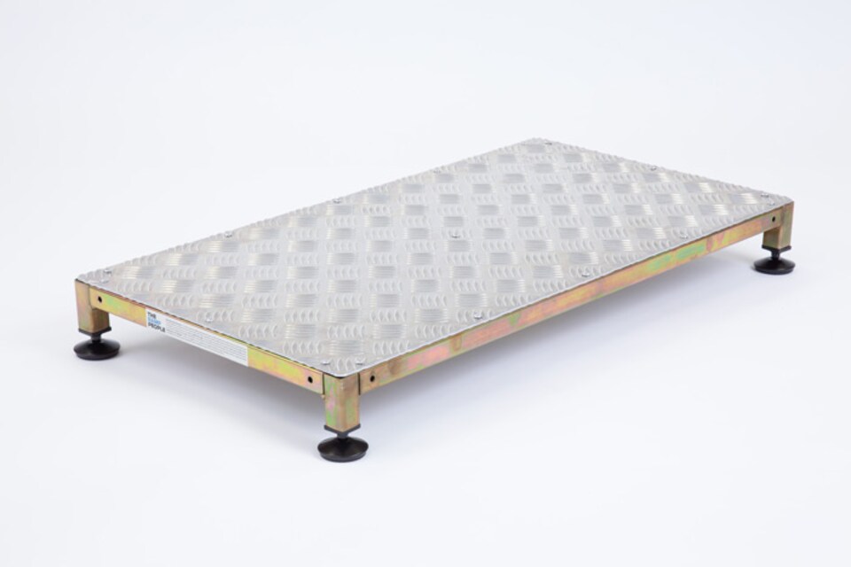 image 1 of The Ramp People Adjustable Mobility Step - Metal Outdoor Half Step