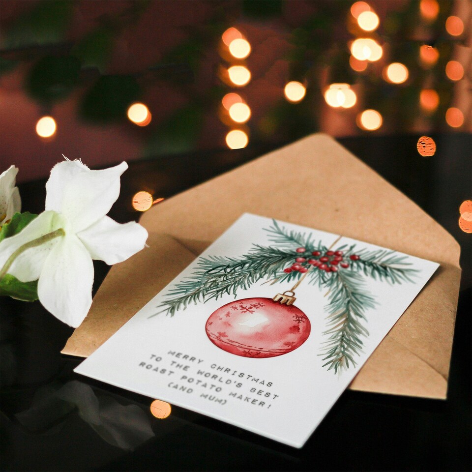 image 1 of World's Best Roast Potato Maker Fun Modern For Her Mum Christmas Card