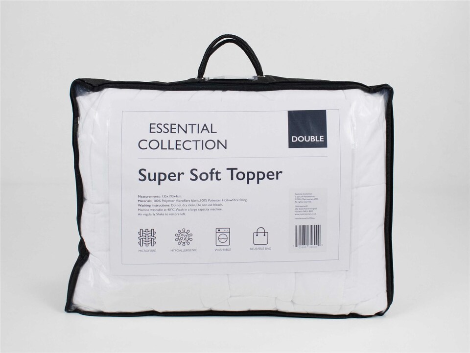 image 1 of Essential Collection Super Soft Mattress Topper - Single