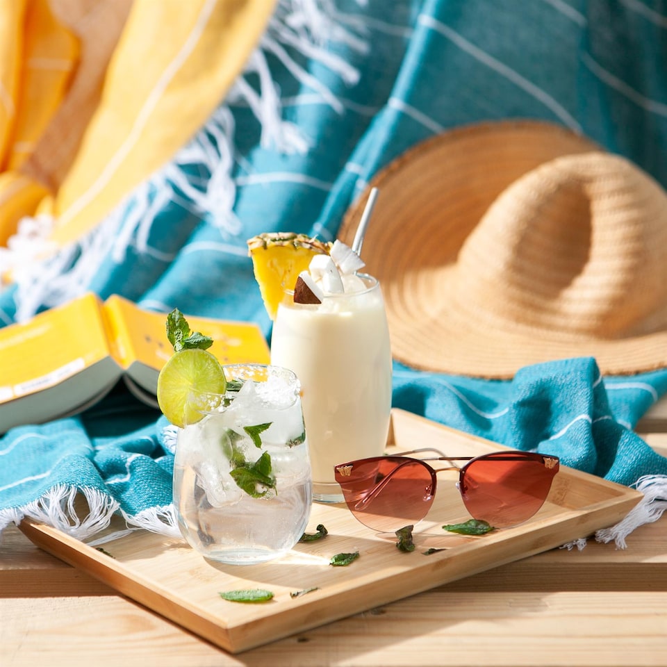 image 1 of Argon Tableware Bamboo Serving Tray - 33 x 25cm | Brown | Brown