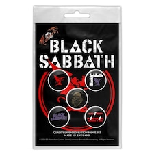 Black Sabbath Button Badge Pack: Red Devil - Accessories N/A