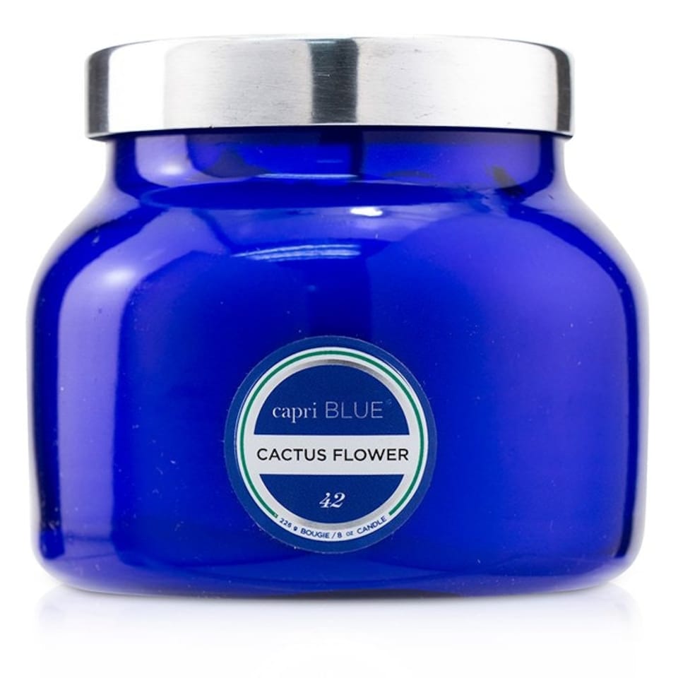 image 1 of Blue Jar Candle - Cactus Flower - 226g/8oz N/A