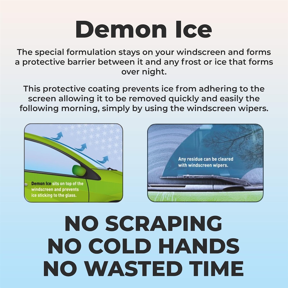 image 1 of Carplan Windscreen De Icer Pre Icer Prevents Freezing Trigger Spray 1L x12