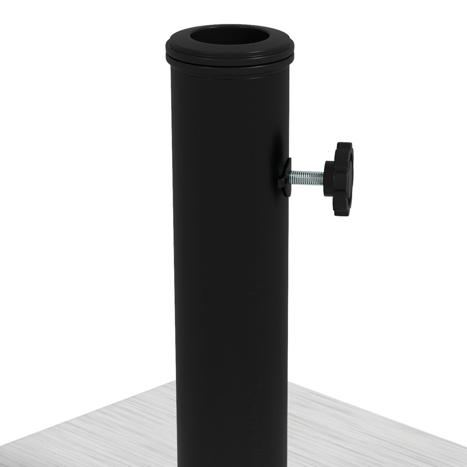 image 1 of Outsunny 12kg Garden Parasol Base w/ Adjustable Foot Concrete Umbrella Stand