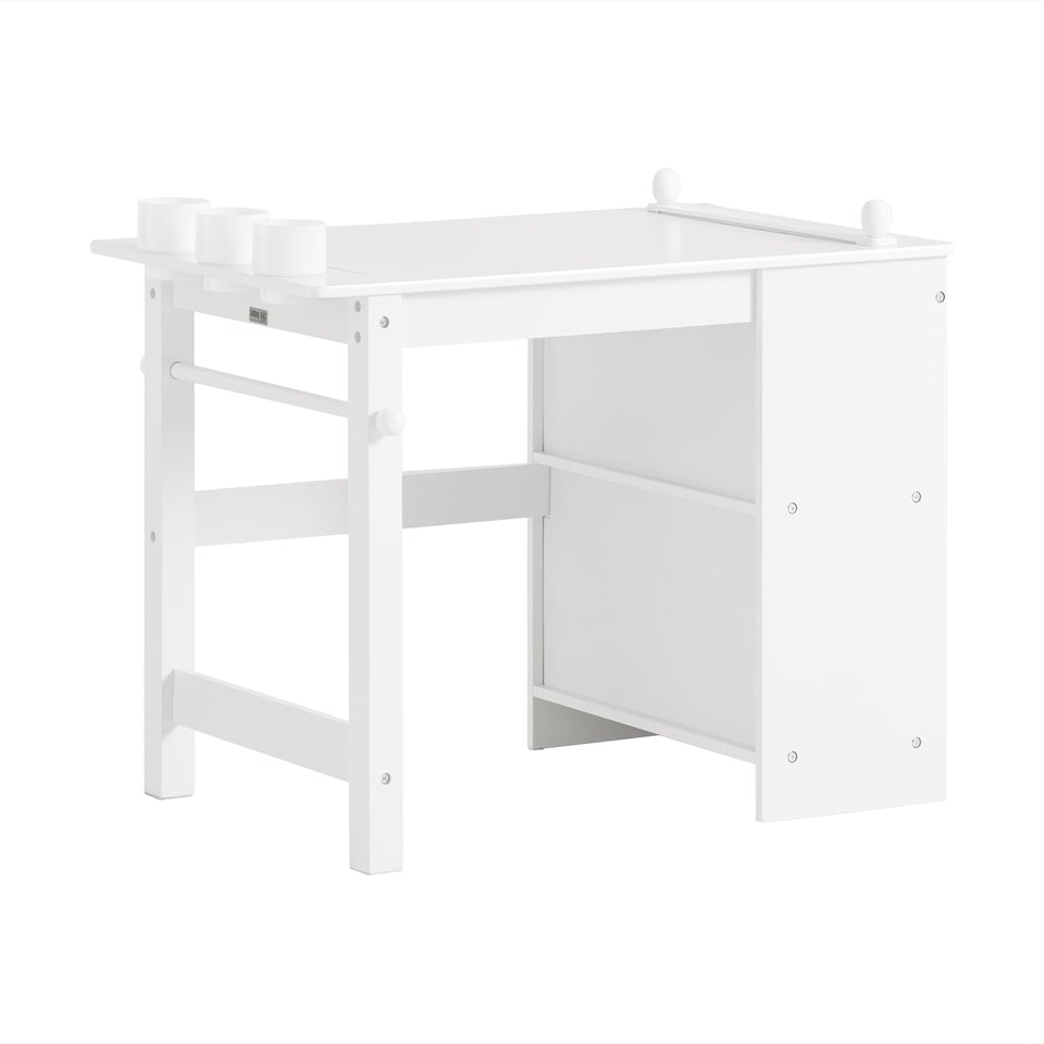 image 1 of SoBuy KMB60-W,Toddler Activity Table and Chair Set with Storage for Playroom | White | White